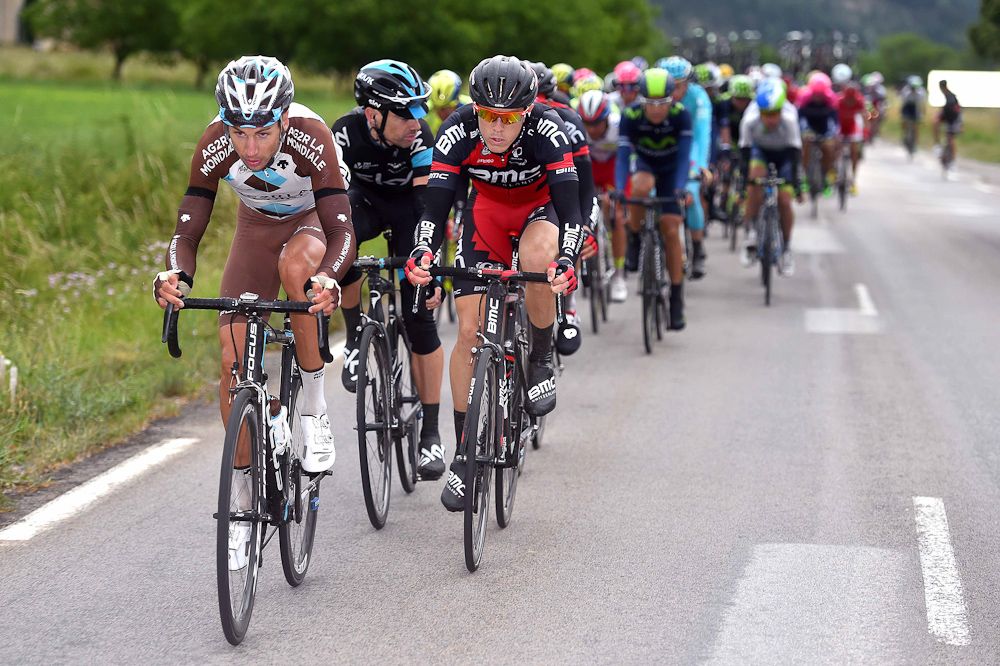 The peloton in action during stage 6.