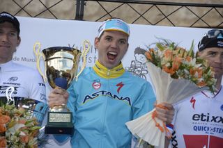 Rein Taaramäe (Astana) enjoys his victory