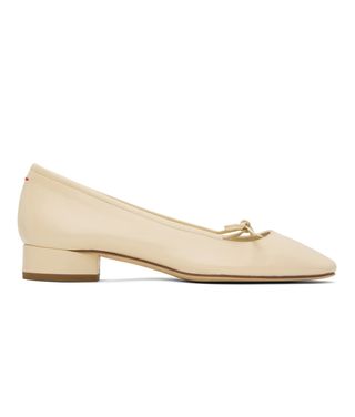 Aeyde, Off-White Darya Nappa Ballerina Flats