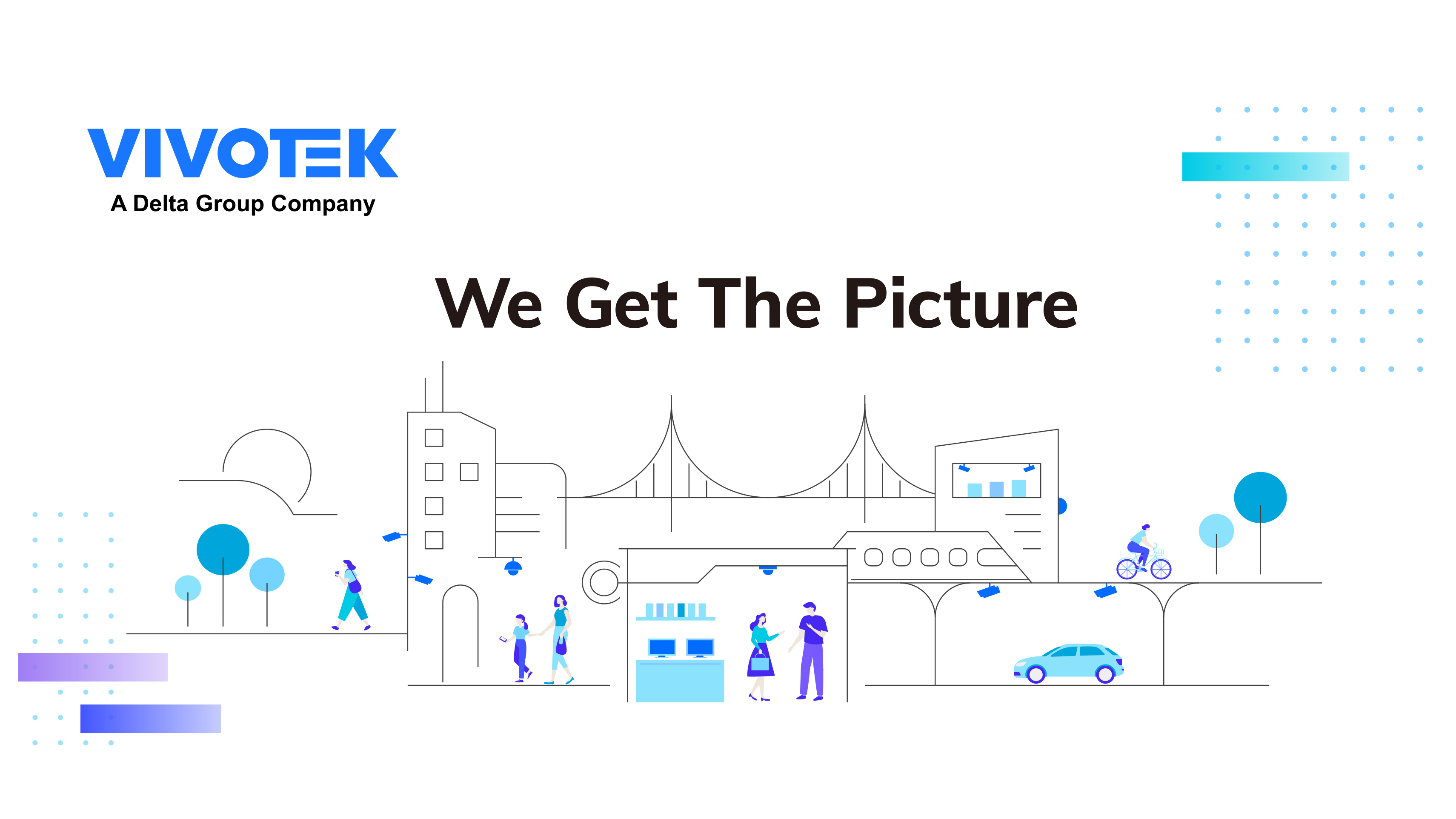 Vivotek unveiled new branding that includes a new brand ethos with the slogan “We Get the Picture.” 