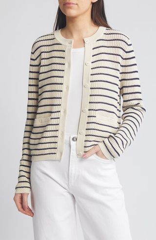 Viola Stripe Cardigan