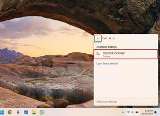 Windows 11 Cast connect