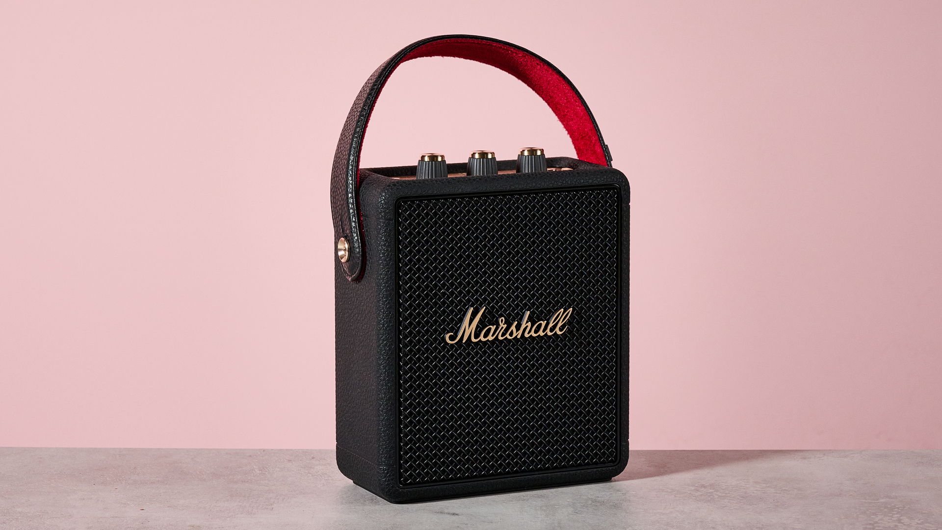 Marshall Stockwell III against pink background