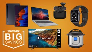 Amazon Spring Sale header image with various products in the sale