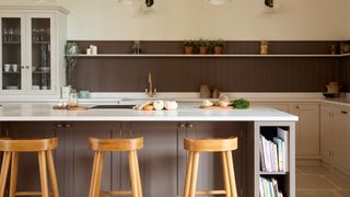 Brown kitchen