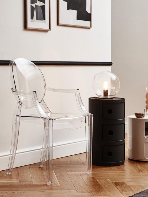 Design Dining Chair Louis Ghost With Armrests
