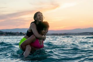 The Swimmers on Netflix stars Nathalie Issa as Yusra and Manal Issa as Sara, whose refugee journey led to the Rio Olympics. 