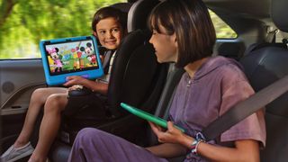 Kids using new Fire HD 10 Kids tablets