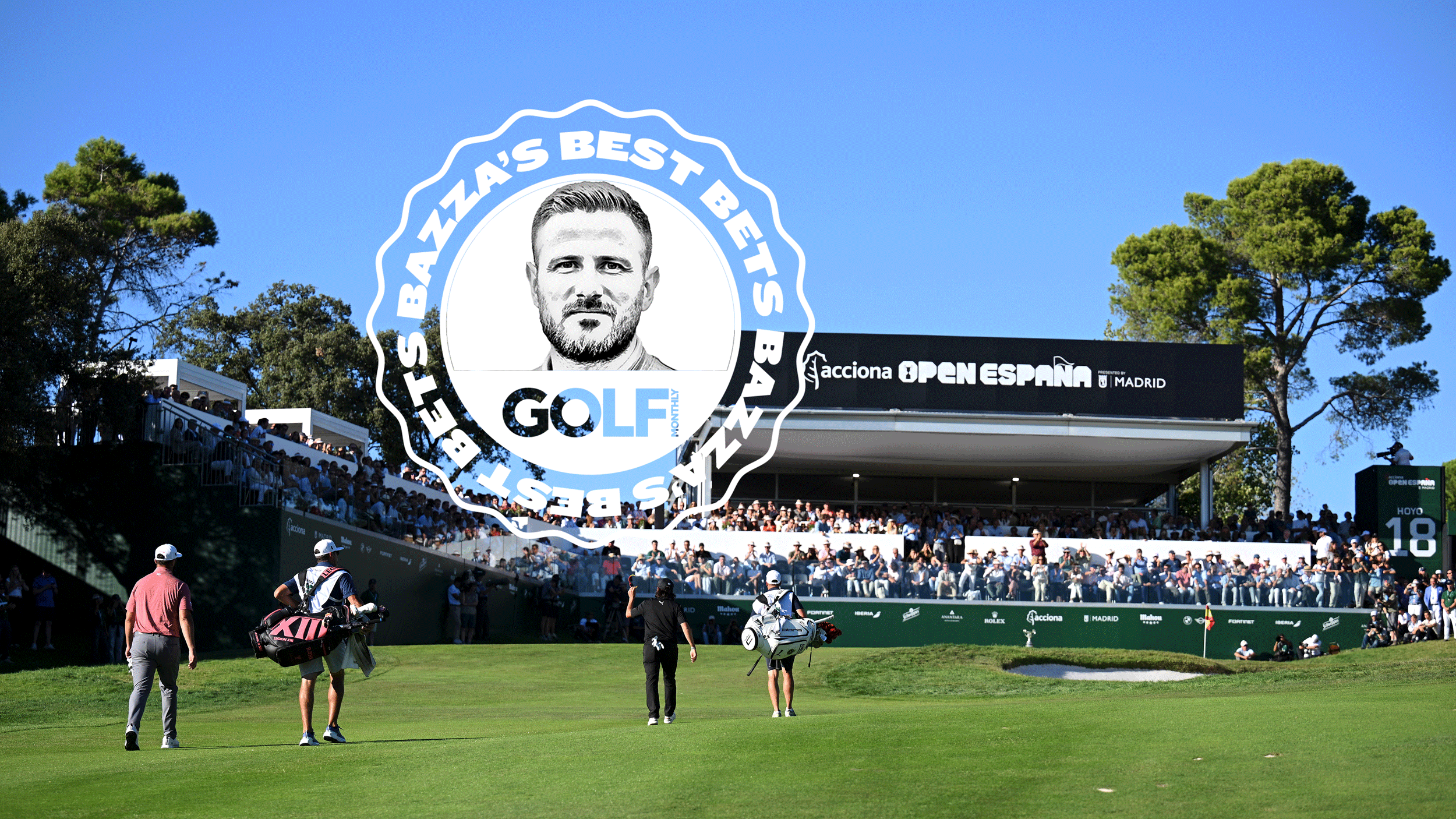 Open De Espana host venue Club De Campo Madrid with the Bazza's Best Bets logo