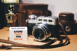film camera and ilford film