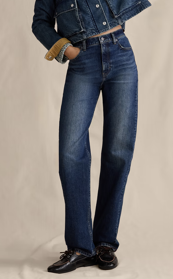 Banana Republic, High-Rise 90s Straight Jean