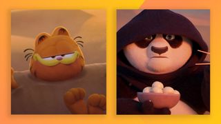 Garfield and Kung Fu Panda