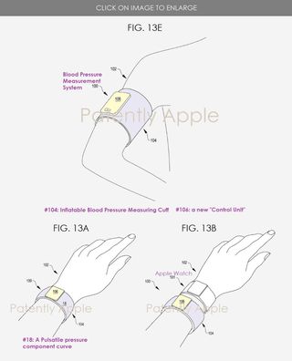 Apple Blood Pressure Cuff Patent