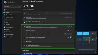 Energy Saver mode running on Windows 11 24H2