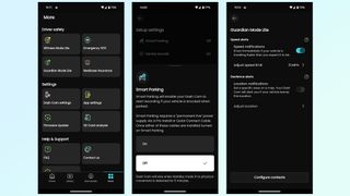 nextbase piqo companion app settings menu screenshots