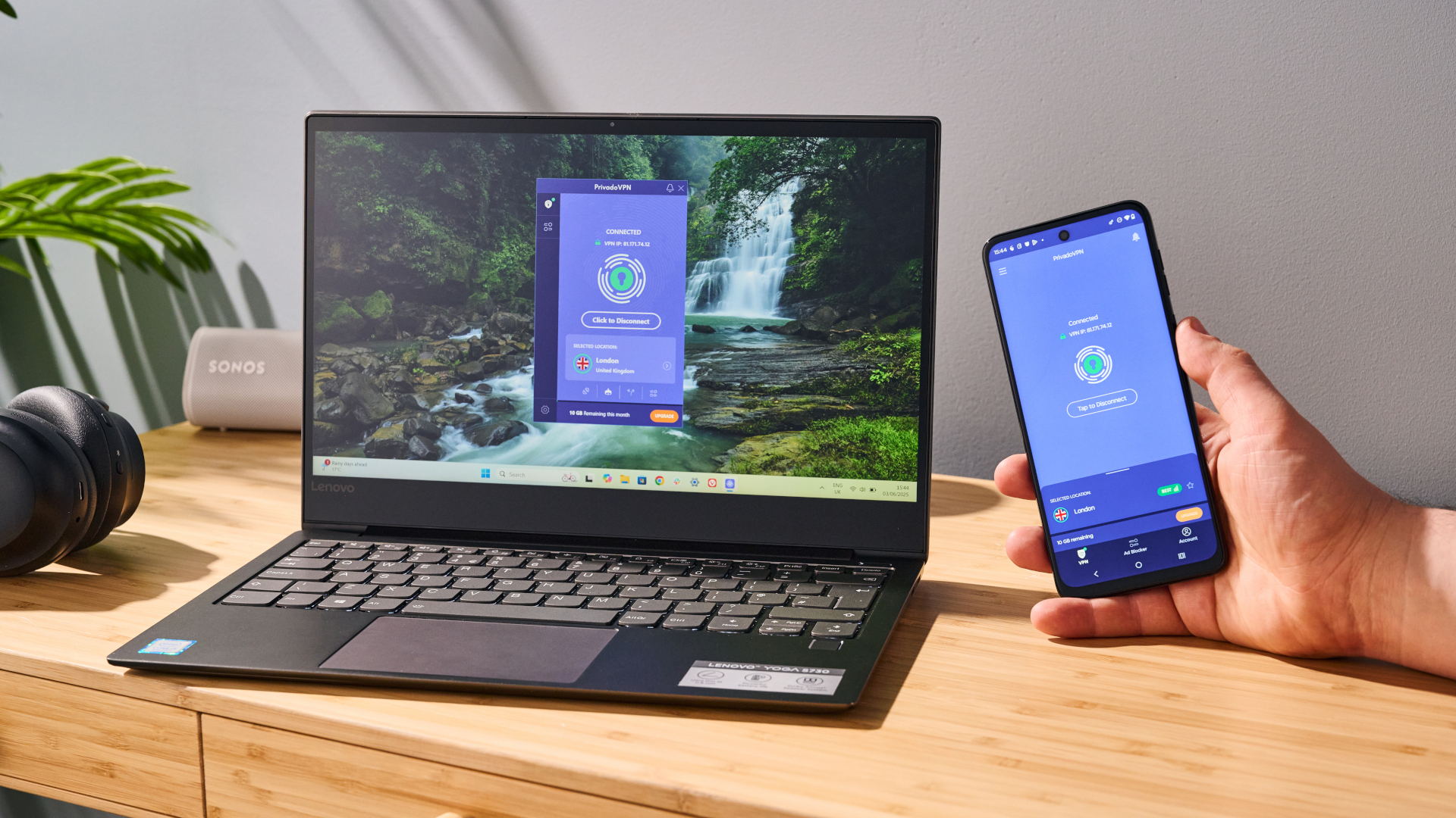 PrivadoVPN Free Windows and Android apps
