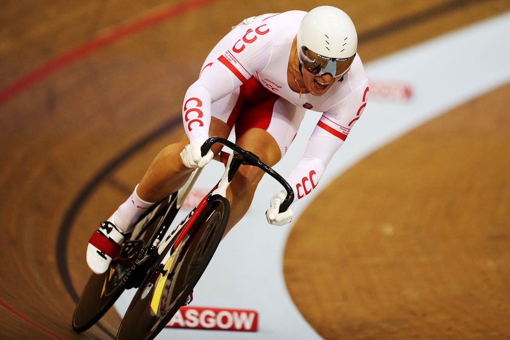 Kamil Kuczynski of Poland competes in the Men's Sprint Qualification