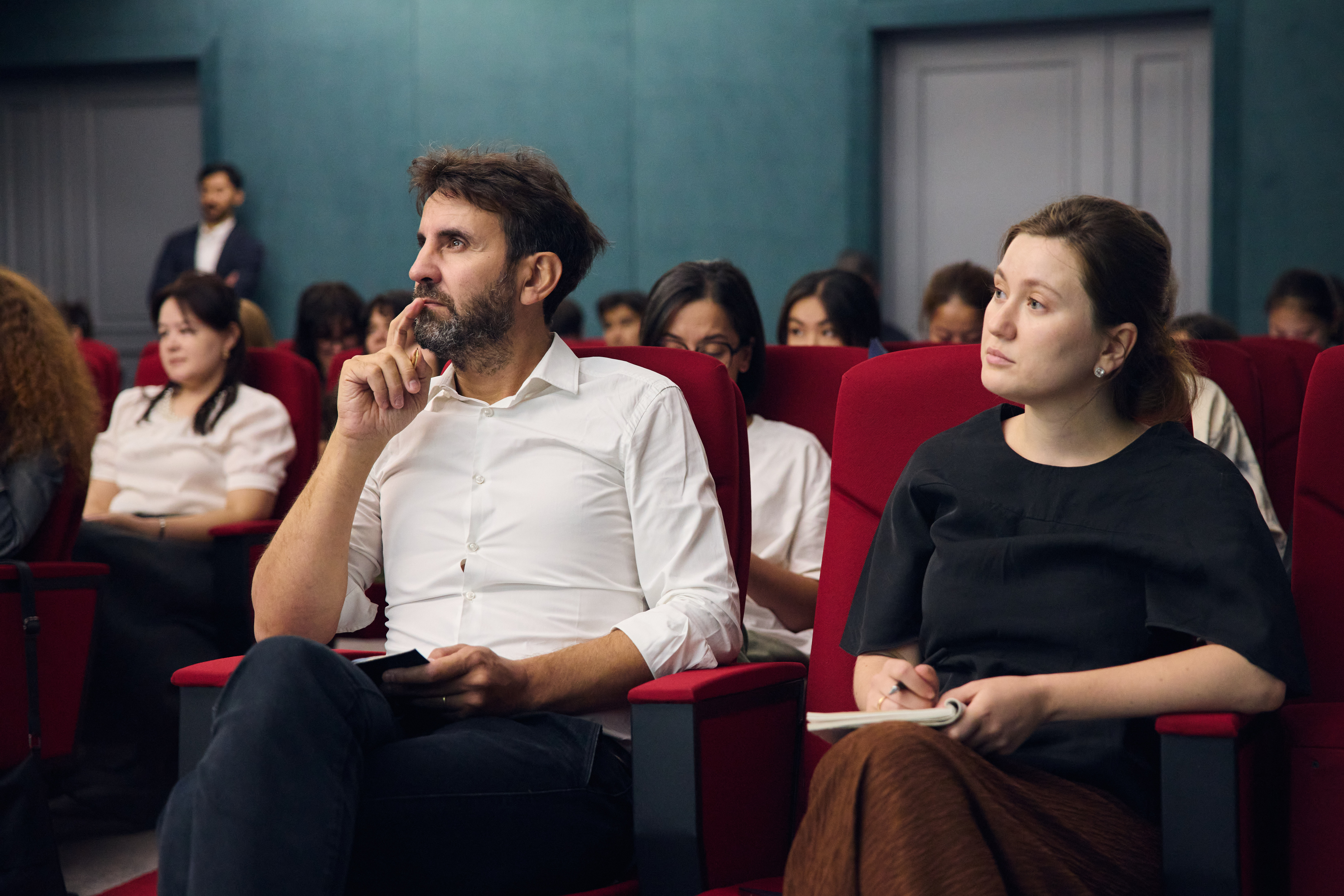 Joseph Grima in a lecture theatre