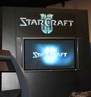 Sadly, Blizzard had no StarCraft II material to offer other than the previously released trailer.