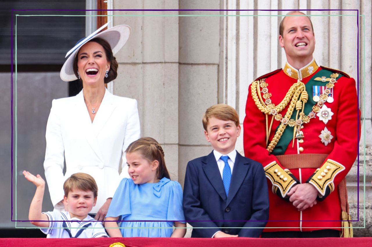 Prince William and Kate Middleton with Prince George, Charlotte and Louis