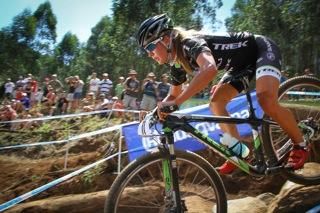 Canadian Emily Batty gave it her all for a career best World Cup ride