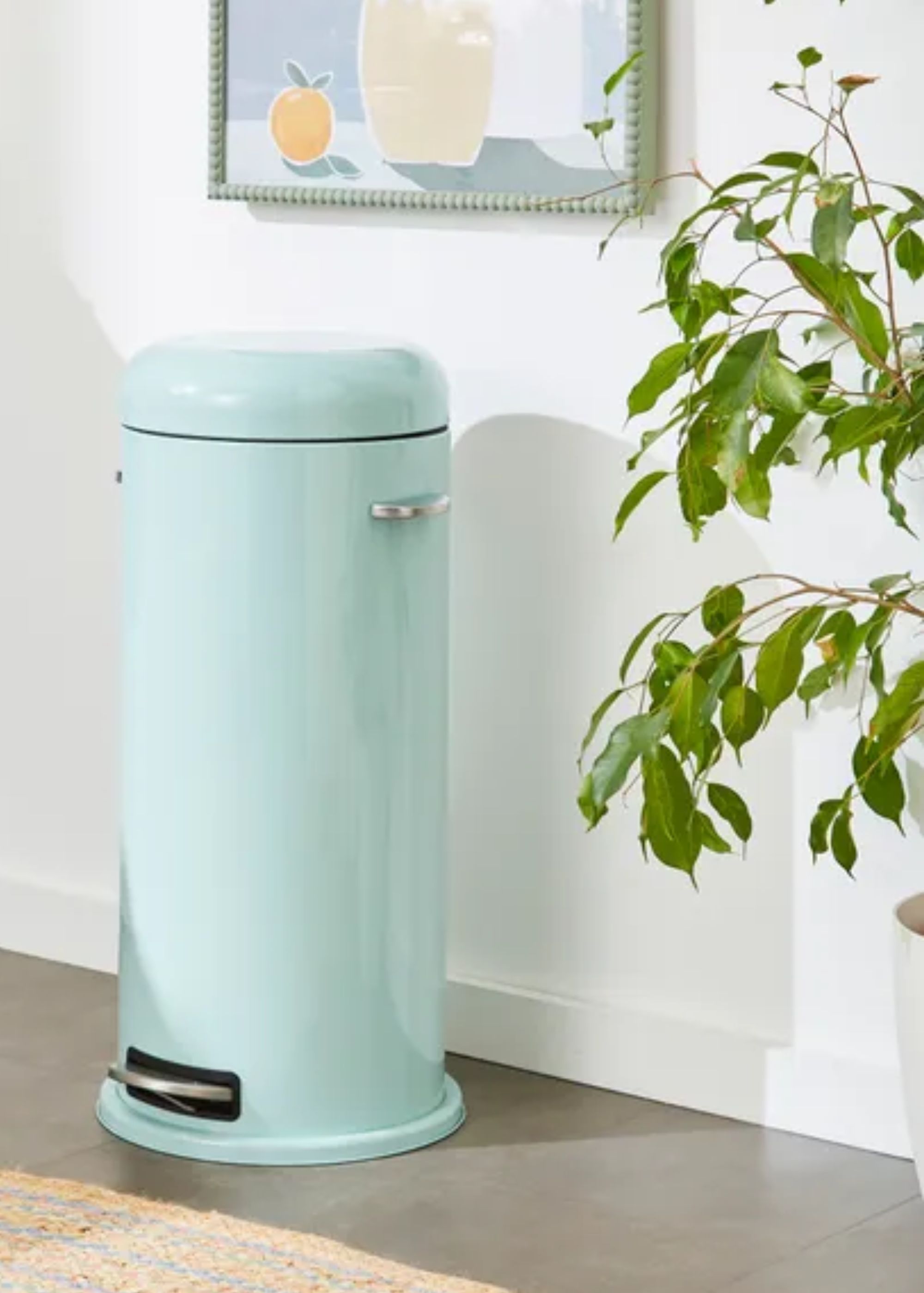Dunelm , Retro Gloss 30l Pedal Bin