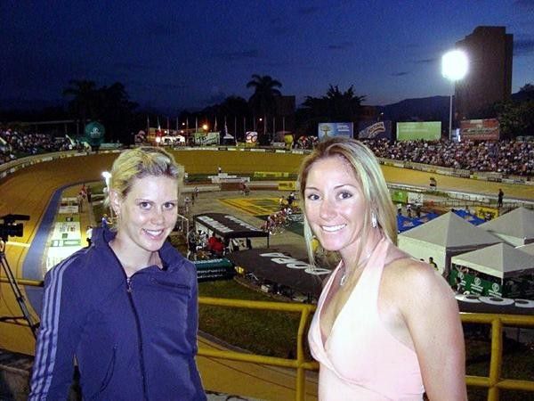 Tiff and I enjoyed the racing from the VIP seats