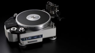 TechDAS Air Force IV turntable in a silver finish 