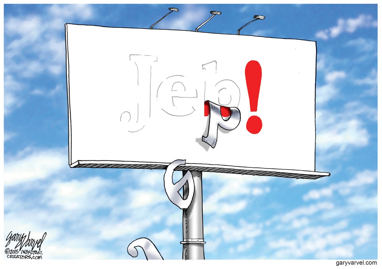 Political cartoon U.S. Jeb Bush 2016 Campaign