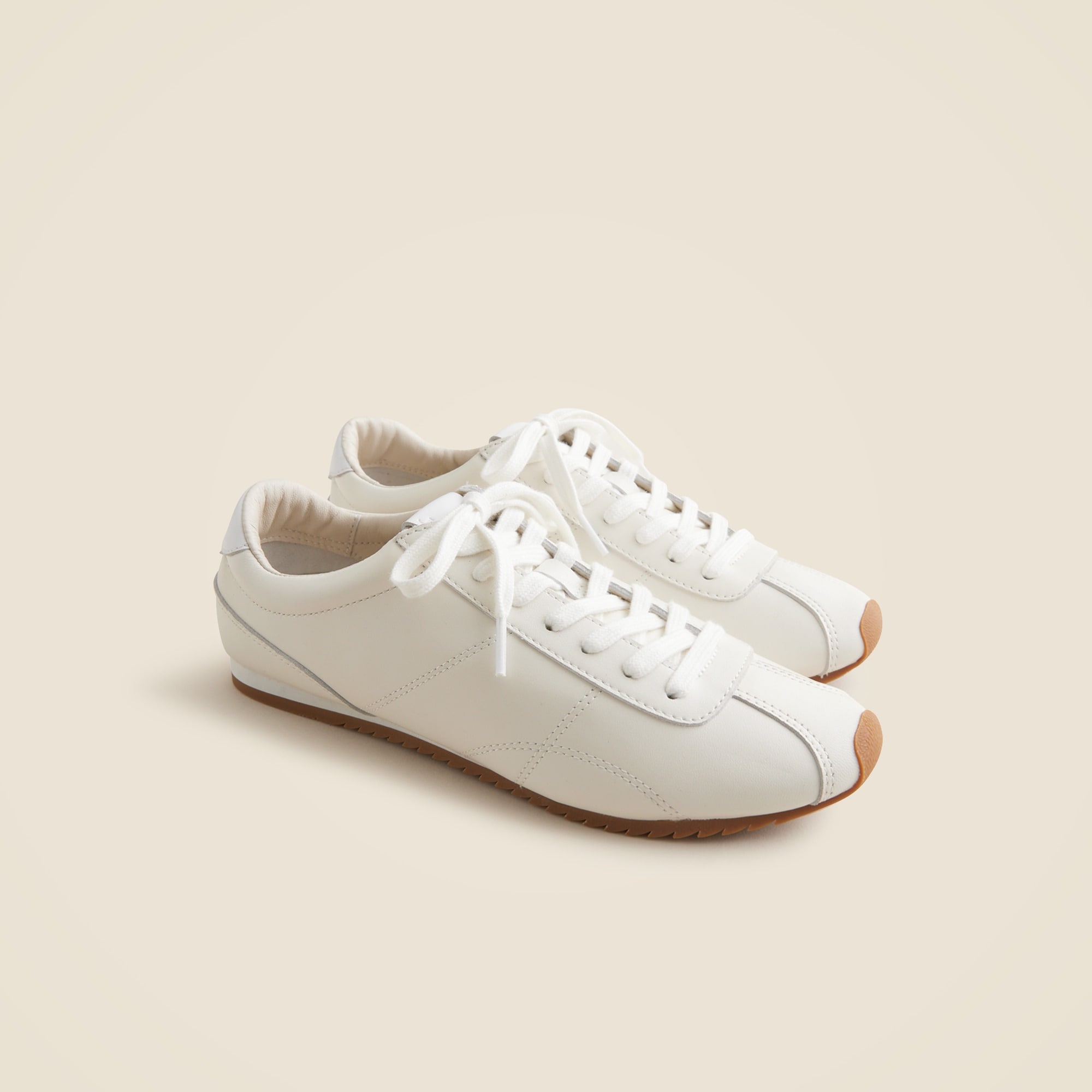 Minimal Leather Sneakers