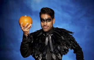 Strictly Come Dancing - shows Ranj with a pumpkin