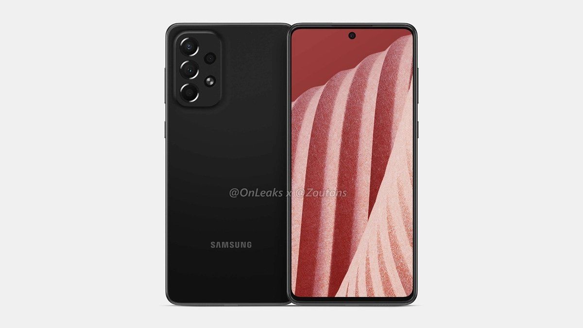 Samsung Galaxy A73 Cad Renders