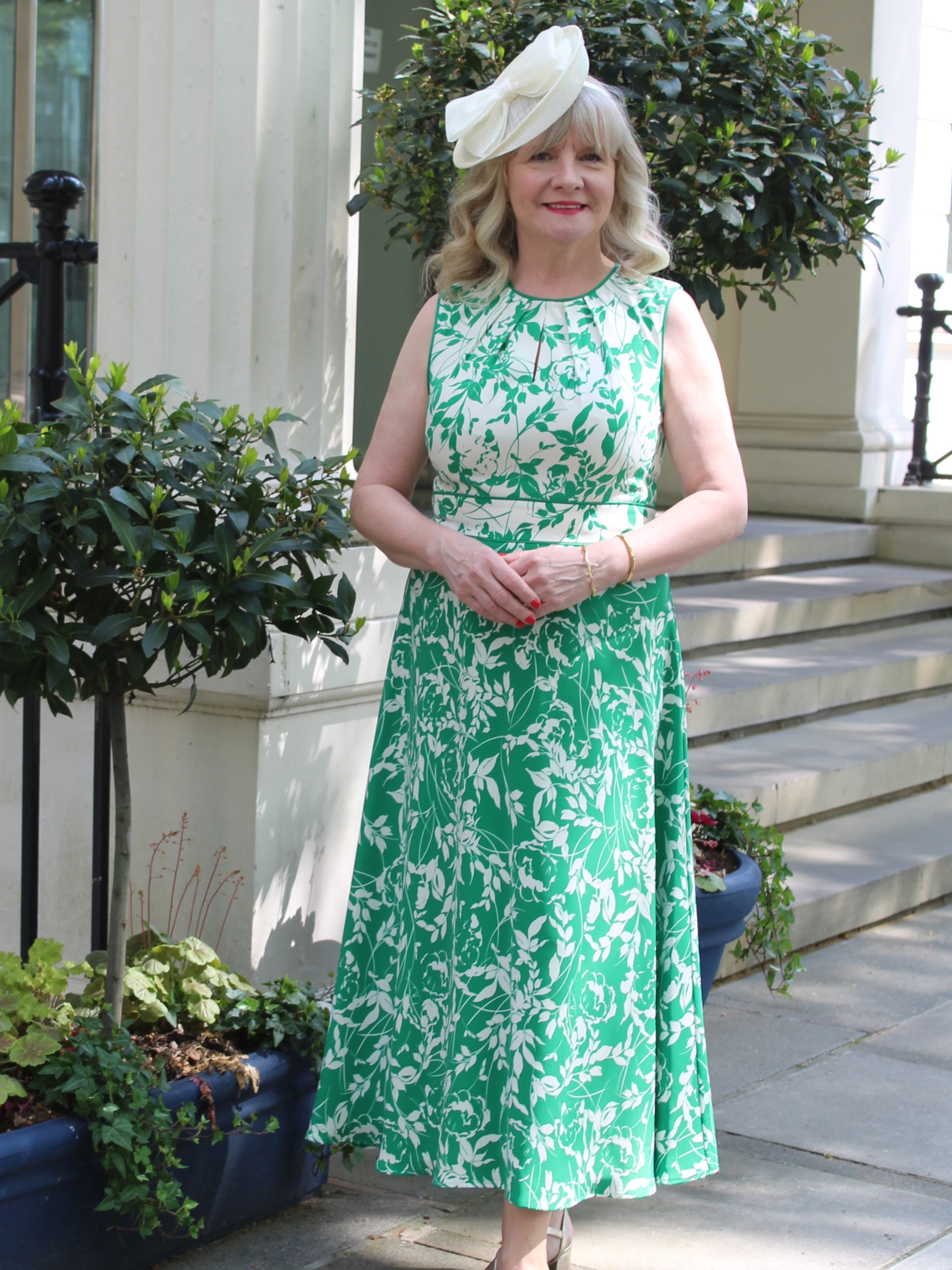 Julie Player wearing Hobbs, Maddie Dress