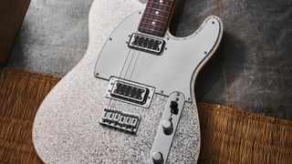 This Custom Silver Sparkle Telecaster takes its finish and pickup cues from Gretsch and was released in 2023.