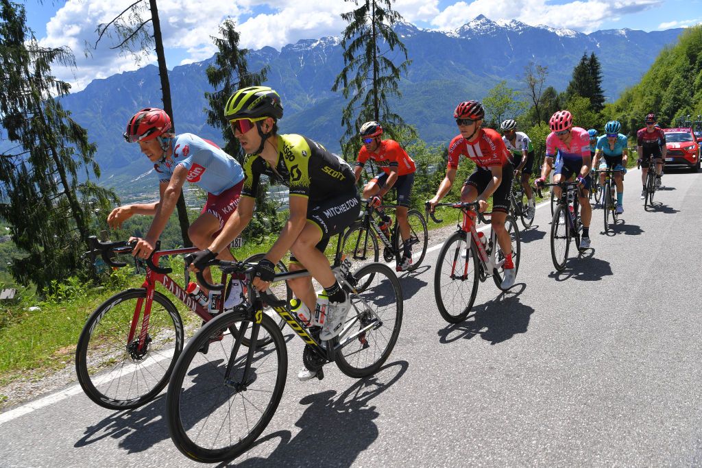 The breakaway on stage 20