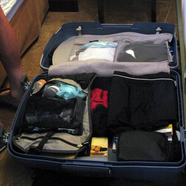 Inside the hotel: Carlos Barredo is the top professional: a well-organized suitcase