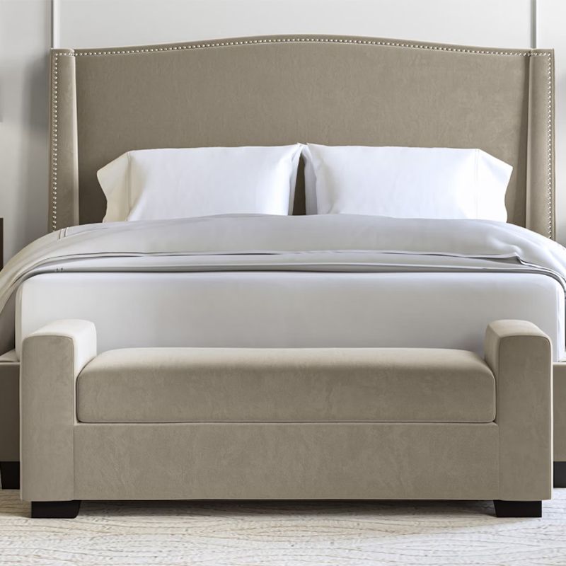 Where to buy nice furniture online: Lena Cushioned Bench at Saatva