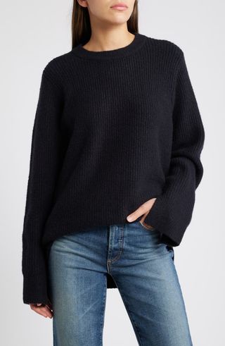 Rib Crewneck Sweater