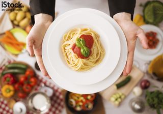 Chef at work cooking pasta by demaerre