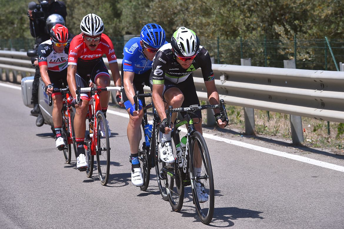 Jacques Janse van Rensburg (Dimension Data) heads the breakaway