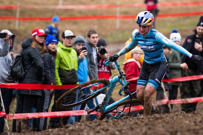 Ellen Noble recovers from a fall