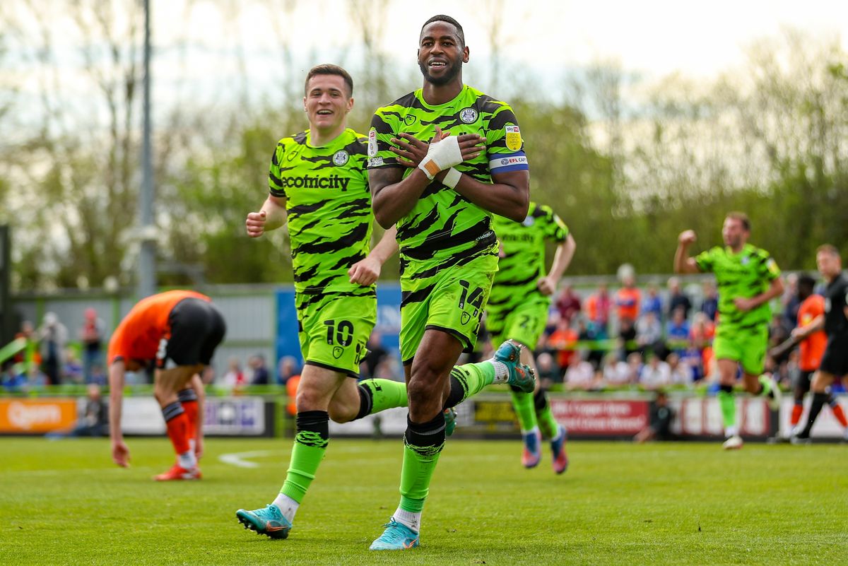 Forest Green Rovers v Oldham Athletic – Sky Bet League Two – The Fully Charged New Lawn