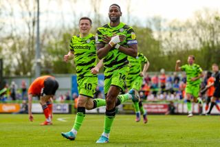 Forest Green Rovers v Oldham Athletic – Sky Bet League Two – The Fully Charged New Lawn