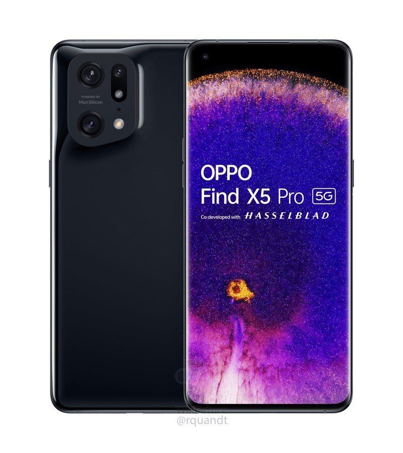 Oppo Find X5 Pro Leaked Renders