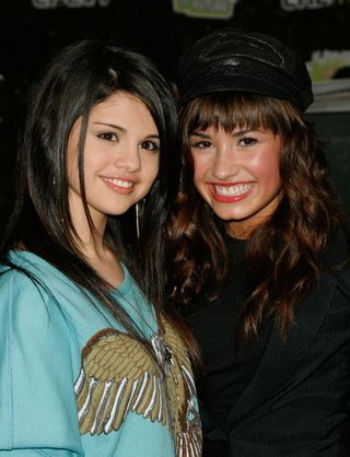 child stars - Selena Gomez and Demi Lovato