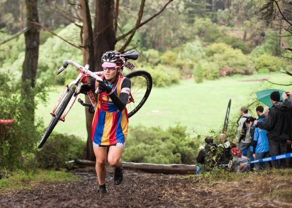 Julie Krasniak (Rapha Focus) had a big lead