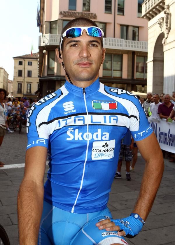 Alan Marangoni shows off his Italia jersey