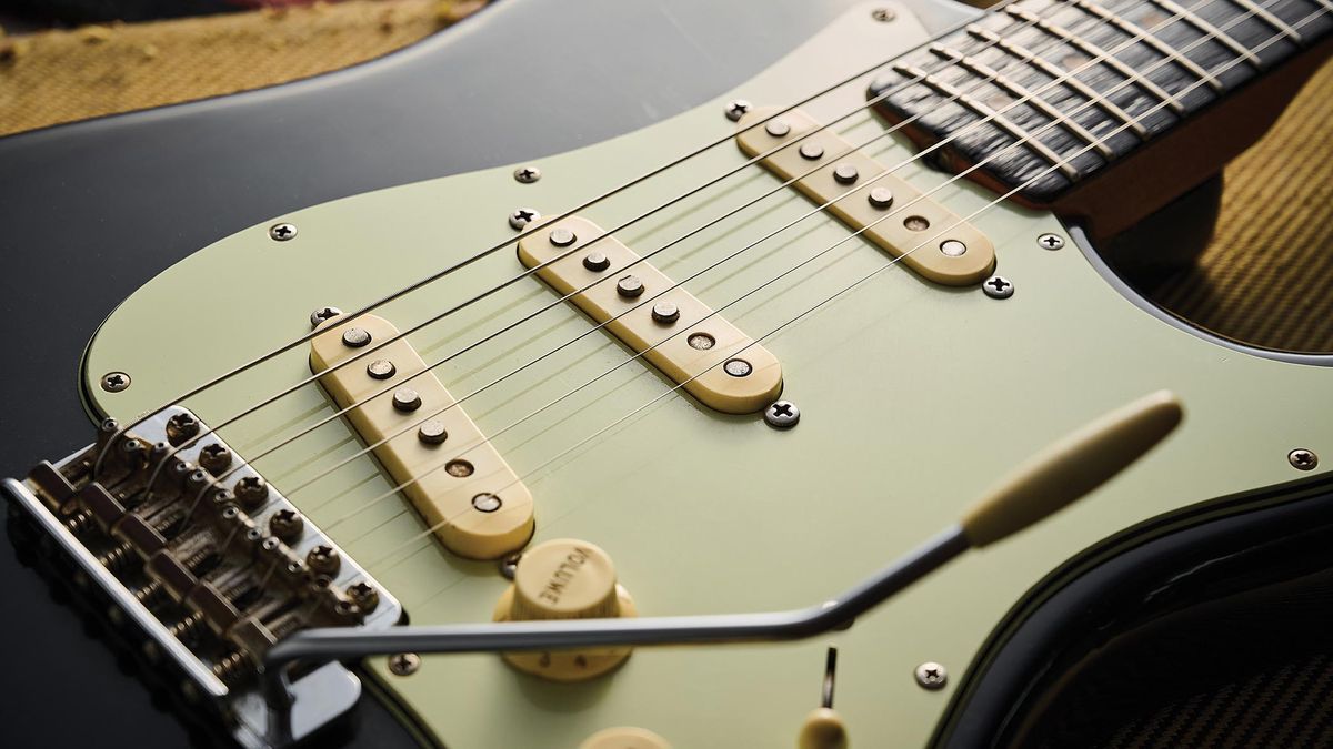 A 1963 Fender Stratocaster that was once owned by Noel Gallagher