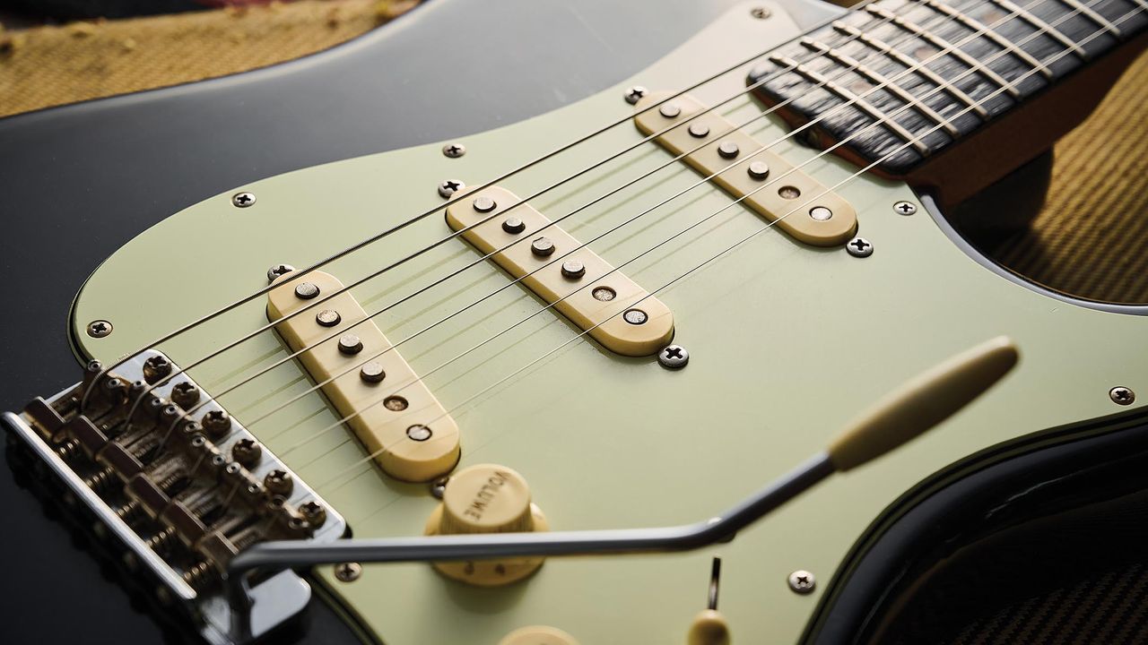 A 1963 Fender Stratocaster that was once owned by Noel Gallagher