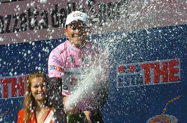 Ivan Basso (CSC) enjoying the moment